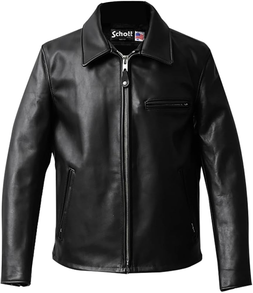 Amazon | [ショット] USA LINE 643 ステアハイド レザー トラッカー